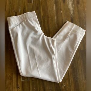Express - The Editor Women’s Trouser Dress Pant in White, Women’s size 4